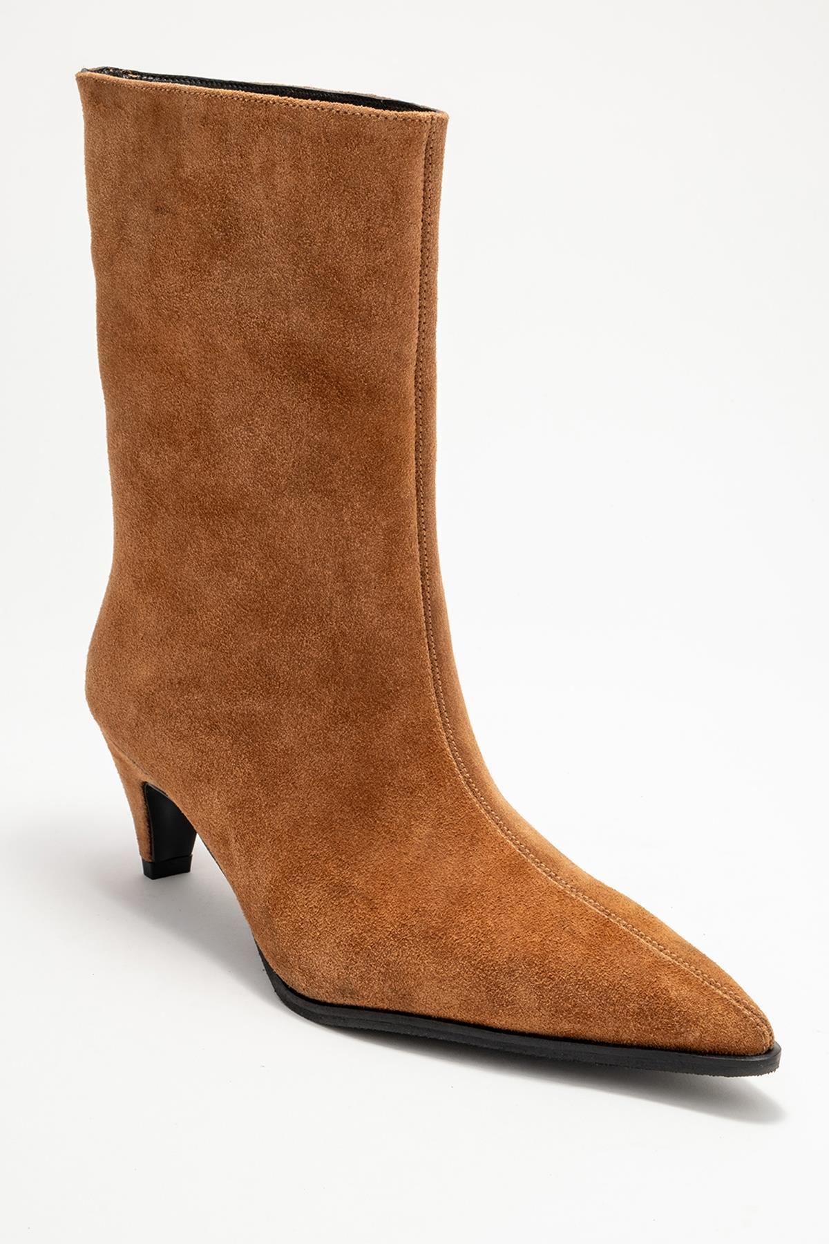 Aleo Leder Spitze Stiefel