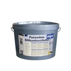 Mipa Fassadenfarbe Silikonharzfarbe weiss, 2,5Ltr.