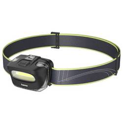 hama 00228614 LED-Stirnlampe HL110, Batterien, COB, Kopflampe zum Joggen, Sport, 2 Modi