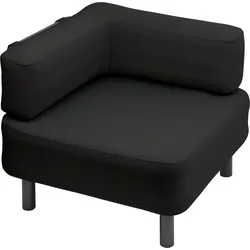 One Bar Element 1 L-Rückenlehnenbezug black