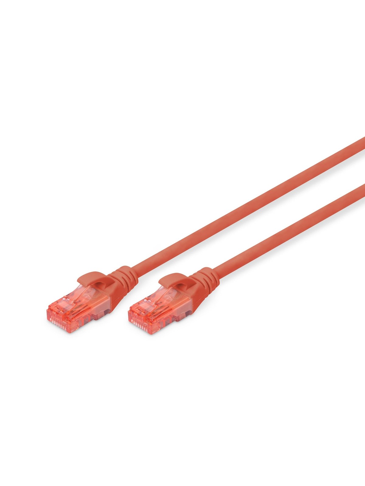 DIGITUS CAT 6 U-UTP Patch Cord - 0.5m - Rot - 0.5m