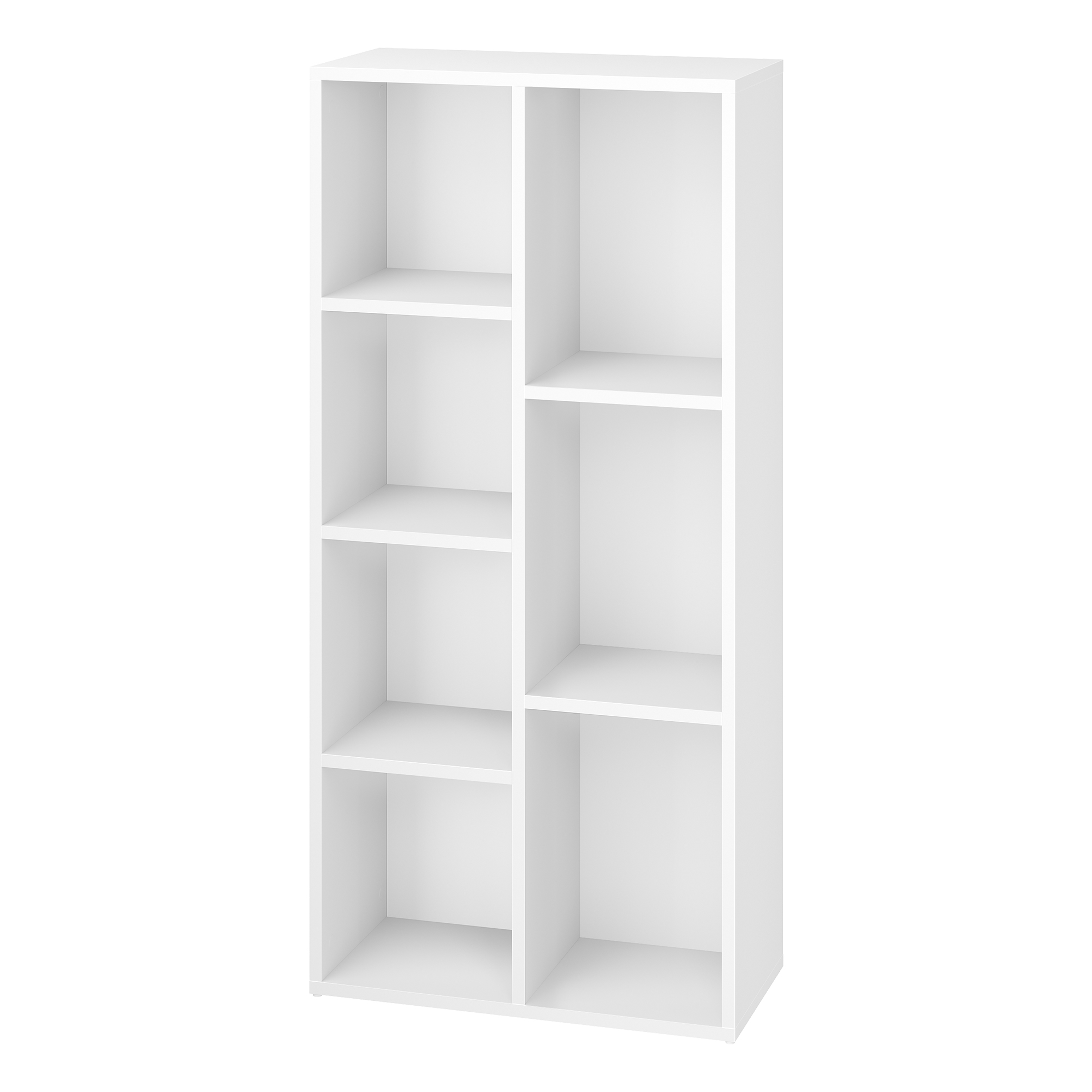 VASAGLE Regal mit 7 Fächern, freistehend, Standregal für Büro LBCB3527WT
