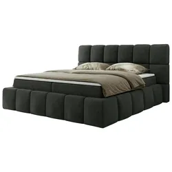 Boxbett mit Bettkasten  ¦ grau ¦ Maße (cm): B: 154 H: 113