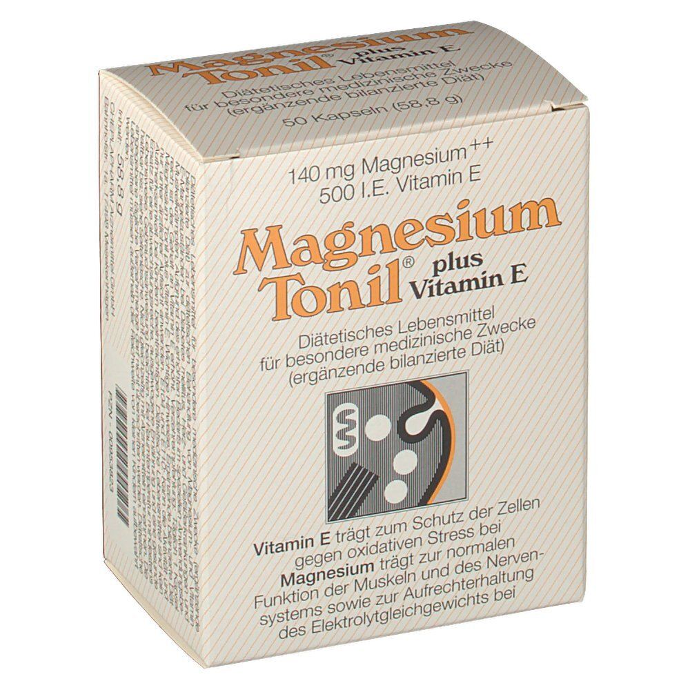 Magnesium Tonil plus Vitamin E Kapseln 50 St