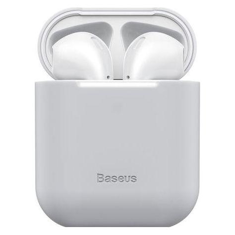 Baseus Silica Series Ultra-Thin Silicone Protector Case for AirPods 1/2 (Kopfhörer Hülle) (WIAPPOD-BZ0G)