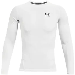 UNDER ARMOUR HeatGear Armour langarm Funktionsshirt Herren 100 - white/black L