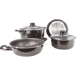 Gimex Black Line Kochtopf-Set 7-tlg.