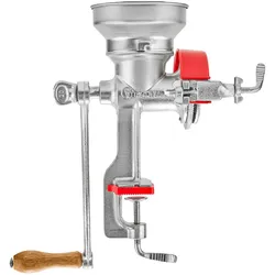 Victoria Getreidemühle Manuelle Gusseiserne Handmühle Mahlen von Kaffee Mais Einstellbare, VIC-30018, Chrom