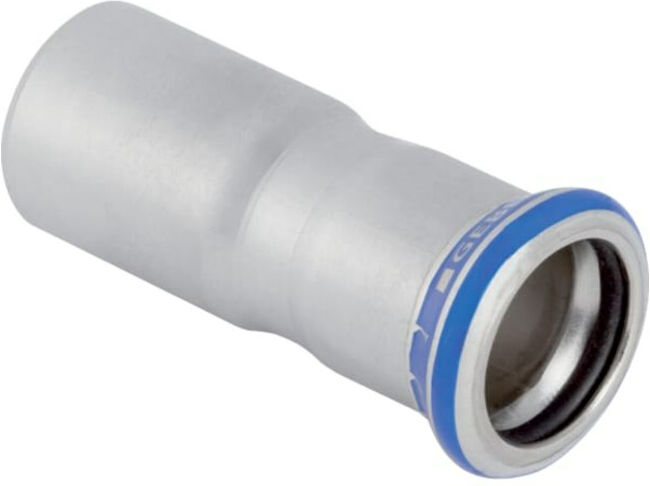 Geberit Réducteur Mapress d 54x42mm, sans plomb, insertion mâle, acier inoxydable (82324)