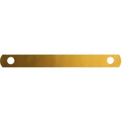 LEITZ Abdeckschienen, für DIN A4 Format, gold lackiert