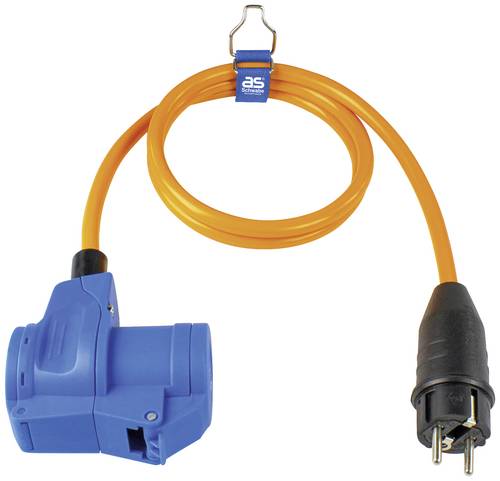 AS Schwabe 62436 Camping-Adapterkabel 16A 3polig 1St.
