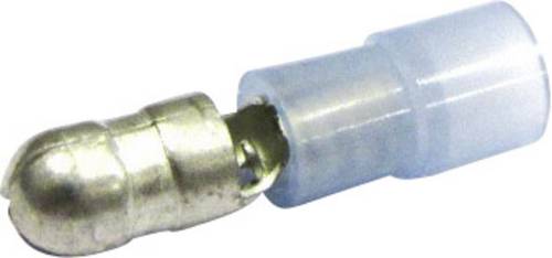 Cimco 180302 Rundstecker 1.50mm² 2.50mm² Stift-Ø: 5mm Teilisoliert Blau (transparent)
