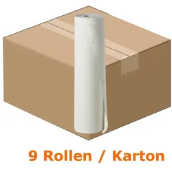 Ärzterollen Fripa Medizinalkrepp 1-lagig 0,59 x 50 m 9 Rollen/Paket, perforiert Med-Basic-Line