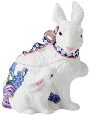 Fitz and Floyd Jardin Rabbit Cookie Jar