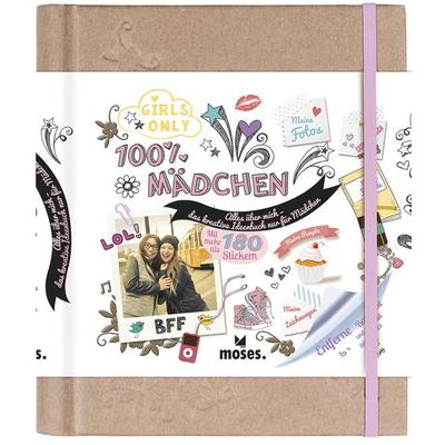 100% Mädchen: Alles über mich - Das kreative Ideenbuch nur für Mädchen, Gebundene Ausgabe von Caroline de Hugo,Sacha Maris,Noémie André,Camille