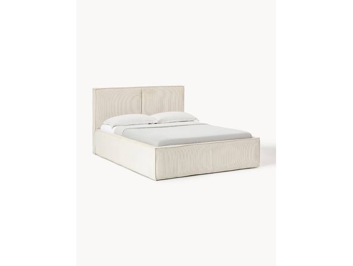 Cord-Polsterbett Dream mit Stauraum
