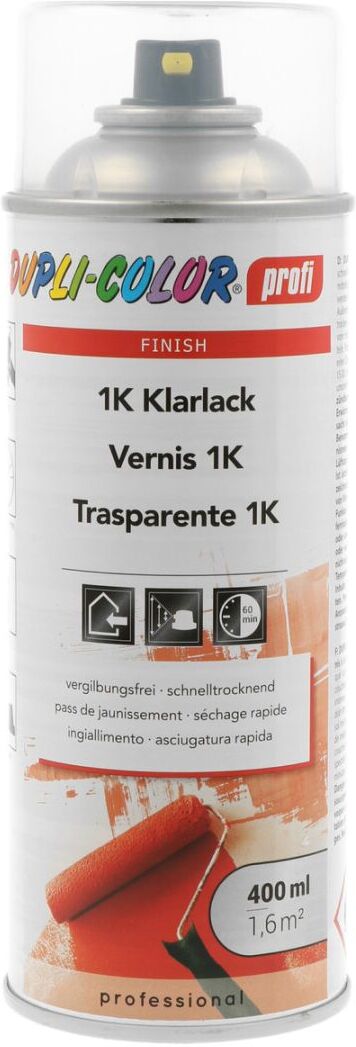 european aerosols DUPLI-COLOR DC 1K Klarlack glanz., transparent, 400 ml