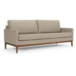 Nordic Collection Sofa Finn Stoff Natural Beige 3-Sitzer