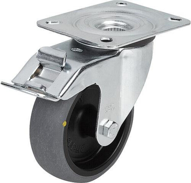 KIPP Lenkrolle Stop-Fix thermoplast elektrisch leitfähig (K1761.11100322)