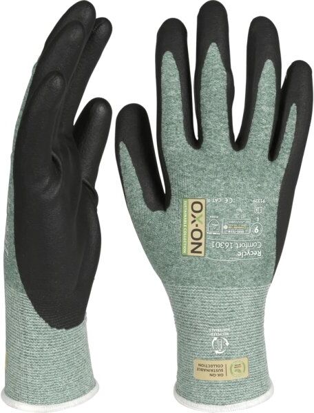 Ox-On Arbejdshandske Recycle Comfort 16301, Str 11