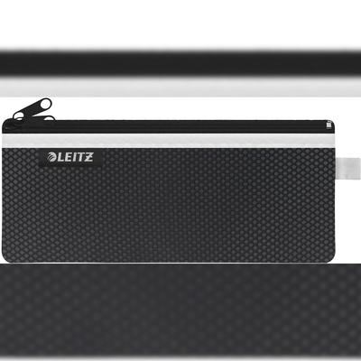 LEITZ Traveller Zip-Beutel Wow M 2 Fächer 21x8,5cm 2 Fächer schwarz Packung mit 10 Stück