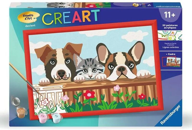 CreArt Kids 8x12cm : Joli petit chiot - Ravensburger