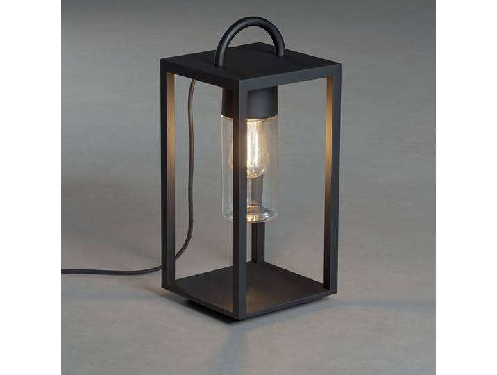 Projecteur de sol 20 x 46 x 20cm Noir