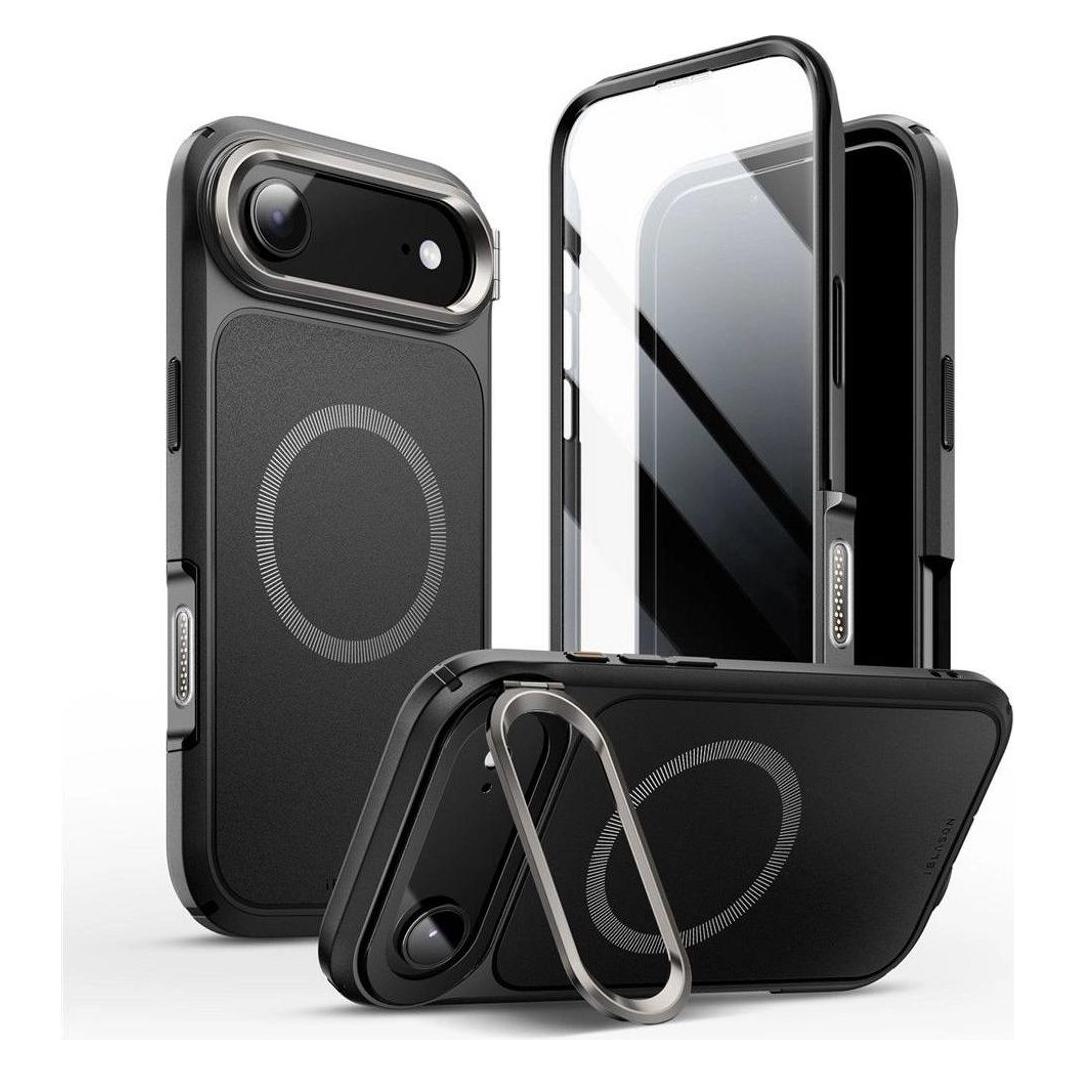 Supcase IBLSN Ares Flip Mag MagSafe Hülle für iPhone 17 Air - Schwarz (Apple iPhone 17 Pro) (200110)