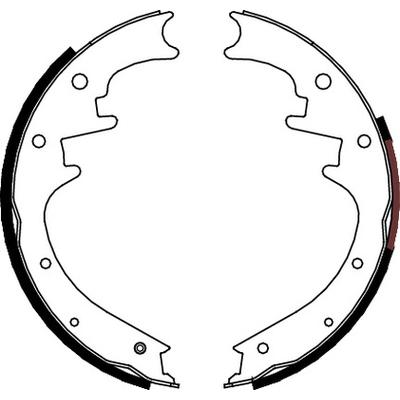 TRISCAN Bremsbackensatz 8100 80018 für JEEP