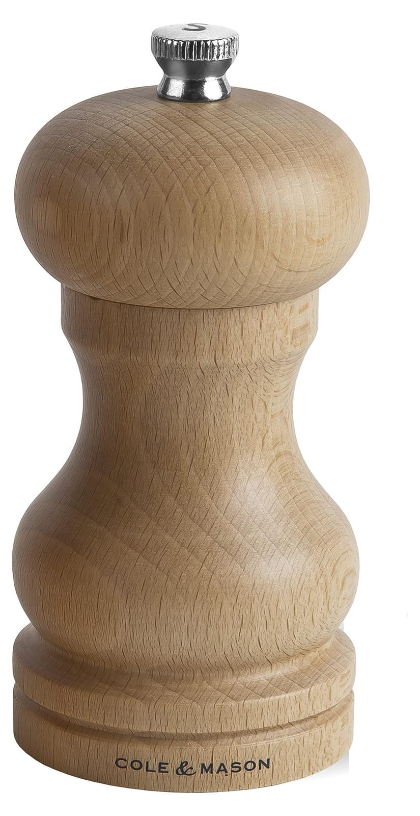 Cole & Mason Esdoornhouten pepermolen, Hoogte: 12 cm