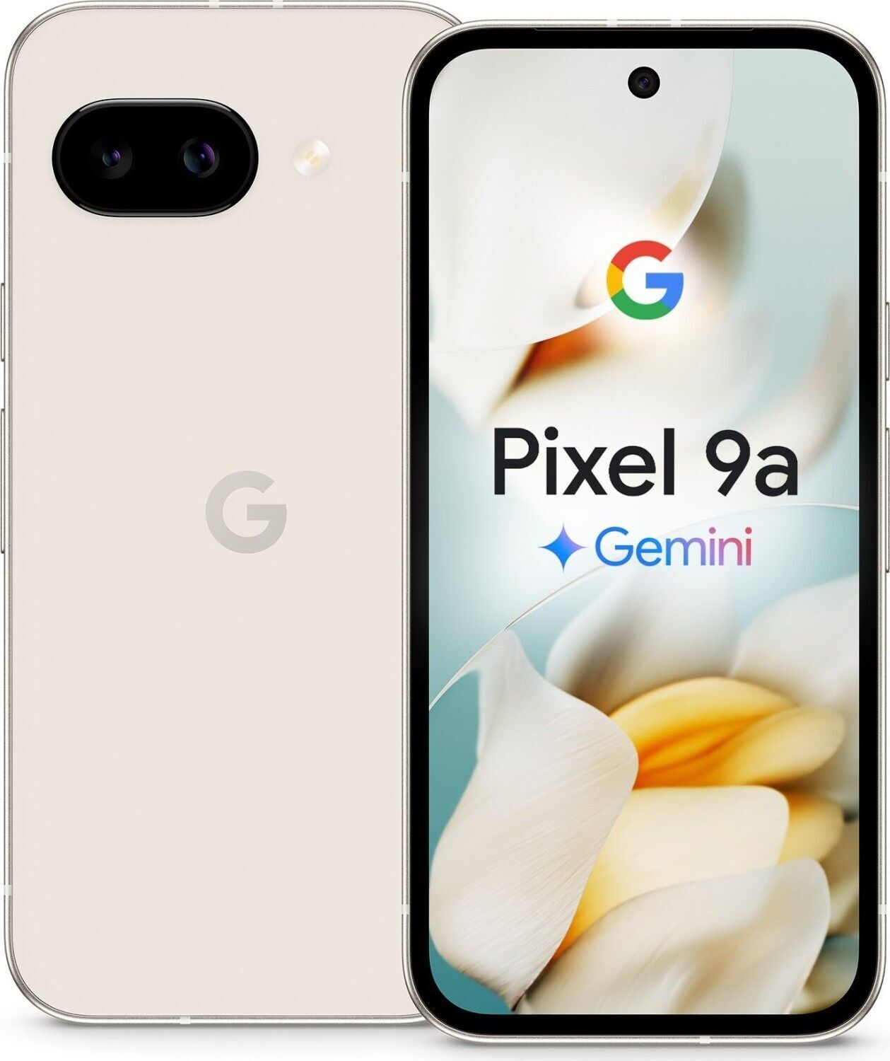 Google Pixel 9a   128 GB   Dual-SIM   Porcelain - Refurbished