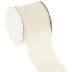 Baumwollband, natur, 55 mm, 3 m