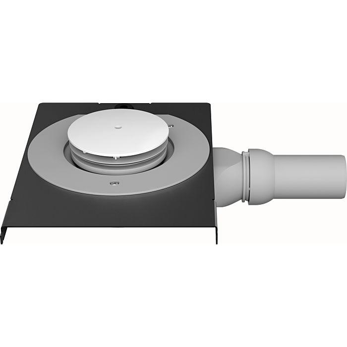 Duravit Duschwannenablauf 791283000000000 d= 9cm, Ablauf waagerecht, weiß