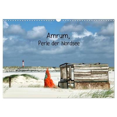 Amrum, Perle der Nordsee (Wandkalender 2027 DIN A3 quer), CALVENDO Monatskalender