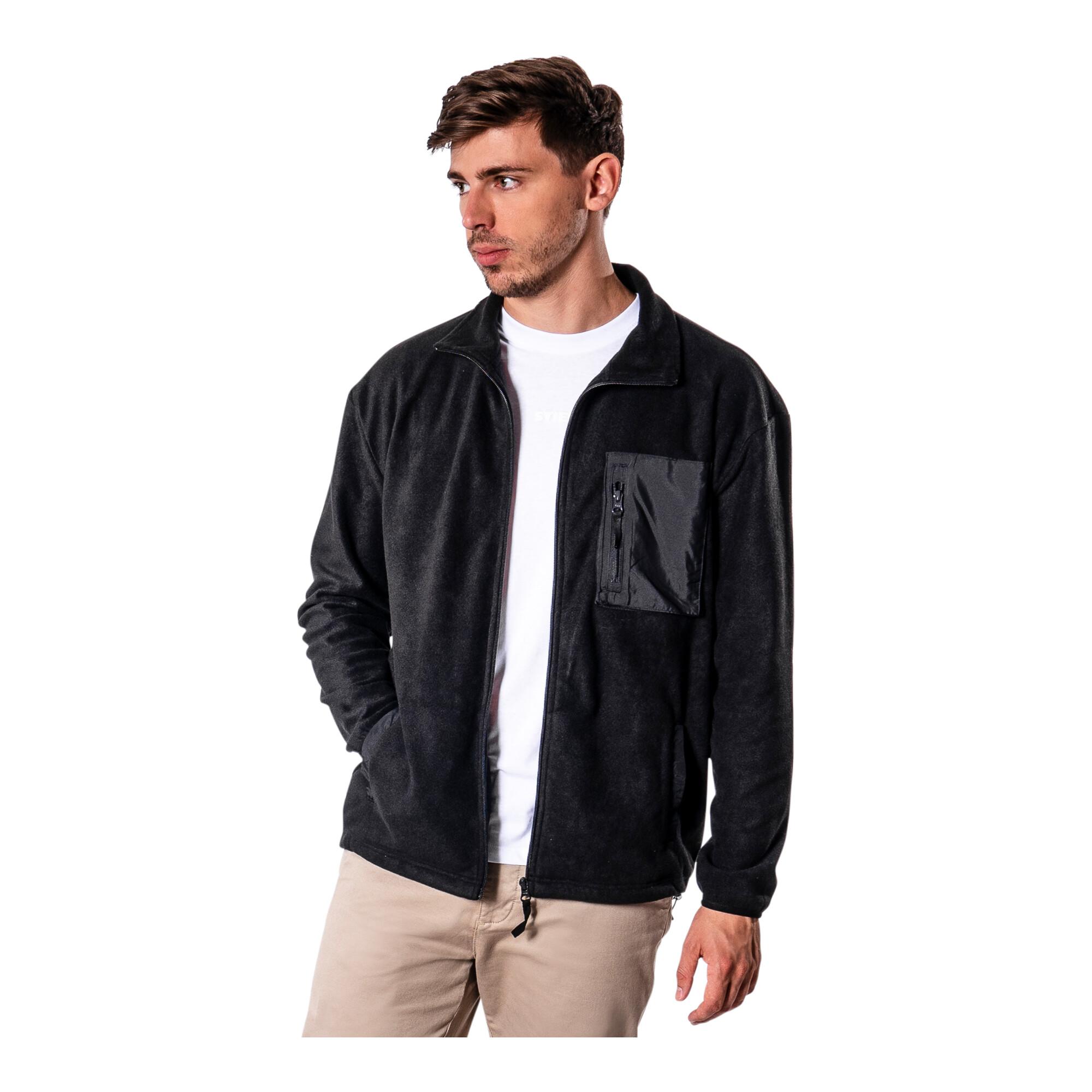STIER Zip Fleece L Black (905853)