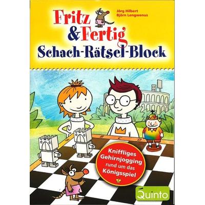 Fritz&Fertig Schach-Rätselblock, Taschenbuch von Björn Lengwenus,Jörg Hilbert, ChessBase GmbH, 978-3-86681-939-9