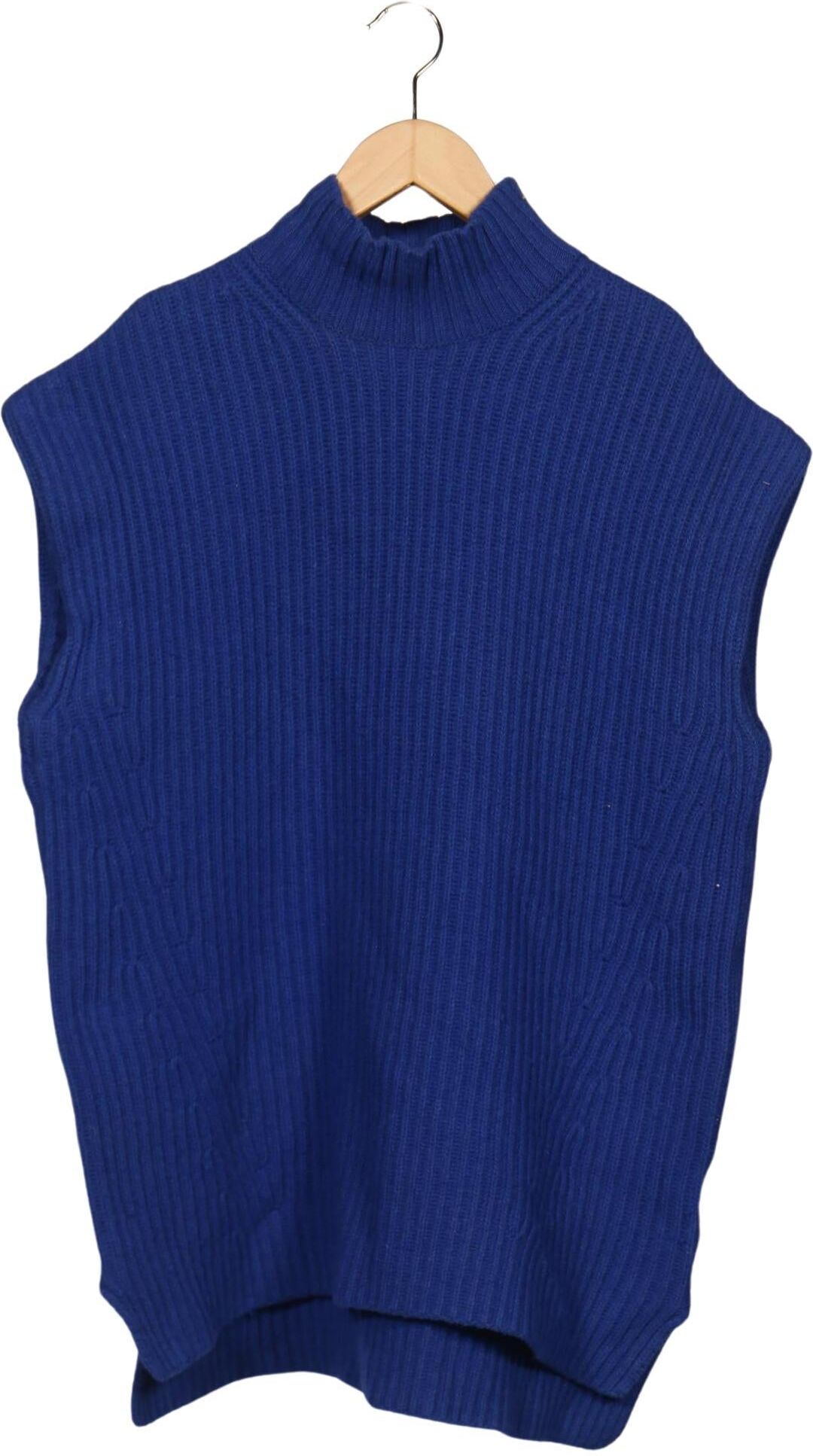 Ganni Damen Pullover, Blau, Gr. S, Wolle / Synthetik - Second Hand