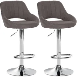 2er Set Barhocker Milet Stoff