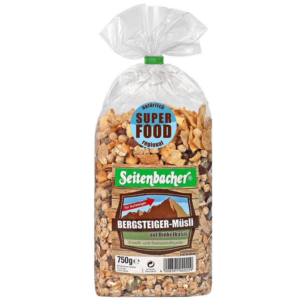 6x Seitenbacher Bergsteiger Müsli 6x750 g Set
