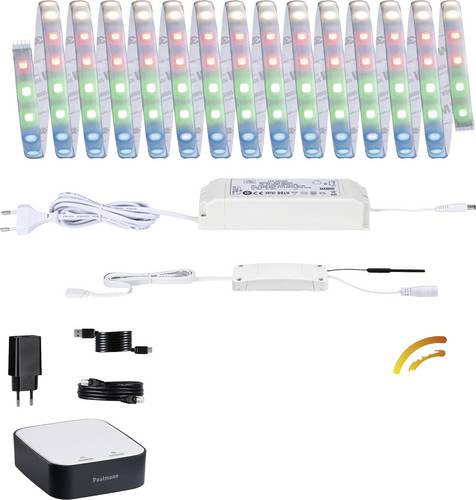 Paulmann 5179smik Gateway + MaxLED500 RGBW Home Paket Smart Home System 40W RGBW Silber