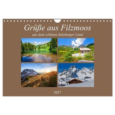 Grüße aus Filzmoos (Wandkalender 2027 DIN A4 quer), CALVENDO Monatskalender