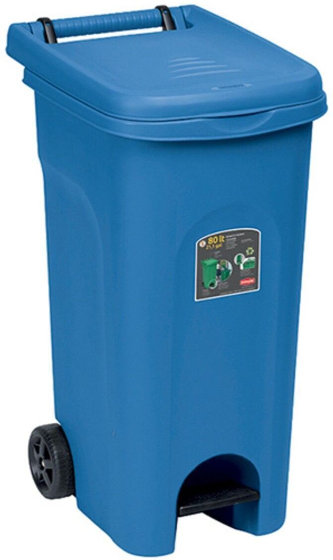 Stefanplast Bidone Raccolta Differenziata 80 l Blu Urban Eco System