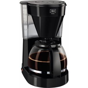 Melitta Kaffeemaschine Easy II, 1023-02, mit Glaskanne, 1,25 Liter, 1050 Watt, schwarz, bis zu 10 Tassen