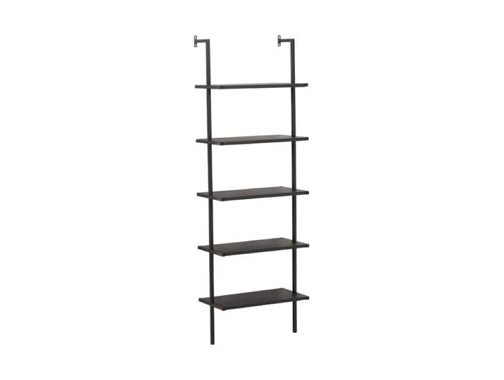 Design Wandregal „Caracas“ 60 x 183 cm Schwarz VE DESIGN
