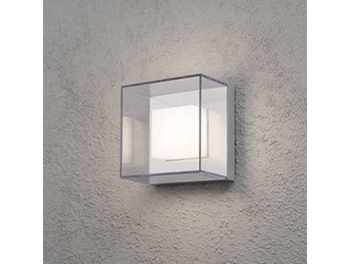 Konstsmide LED Außenwandleuchte SANREMO, klar / transparent, Aluminium, Modern
