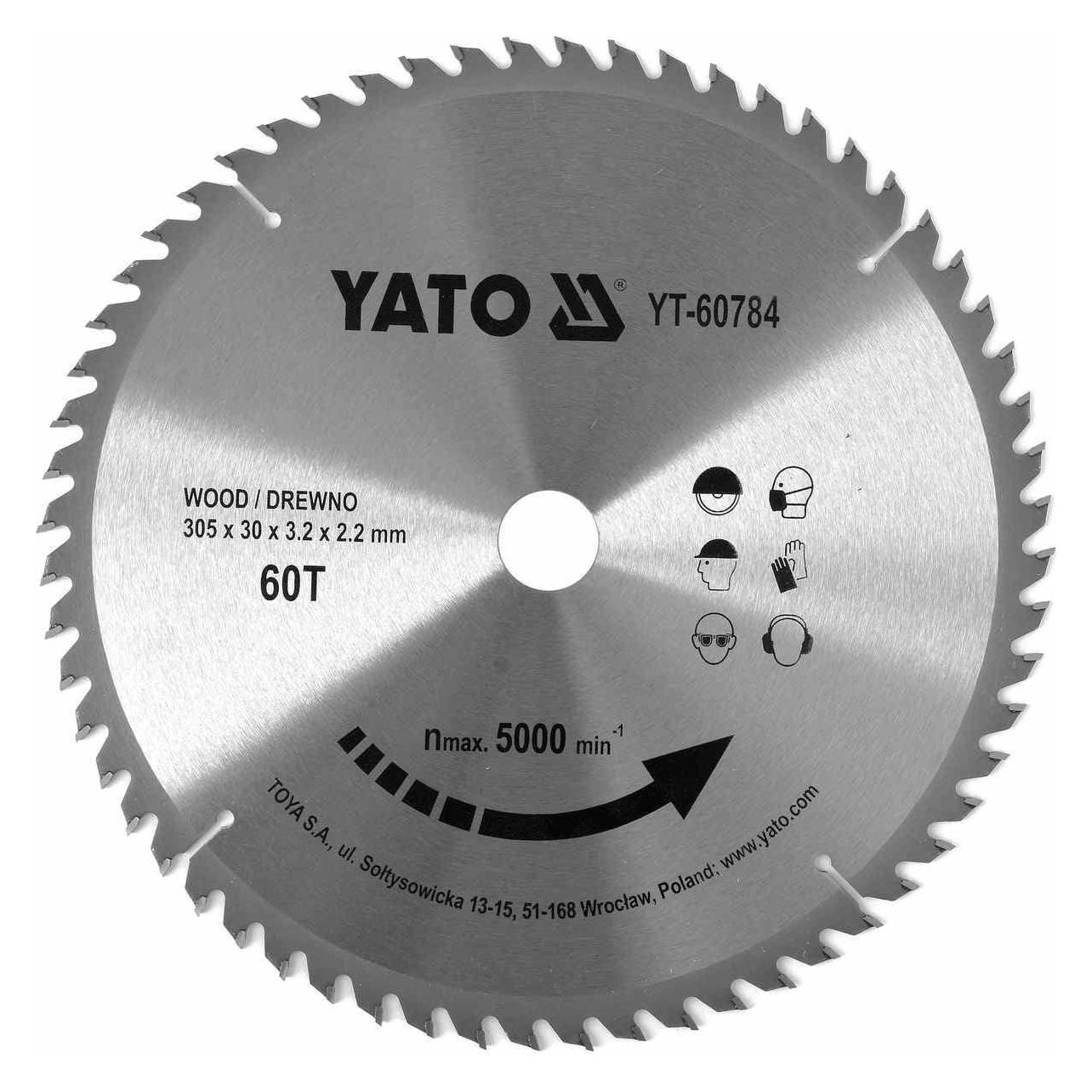Yato PIŁA TARCZ.WID. 305*60*30 60784 (YT-60784)