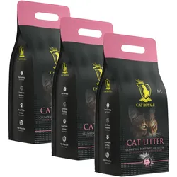 Cat Royale Baby Powder Bentonitstreu 30l (3x10l)