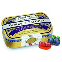 GRETHERS Blueberry zuckerfrei Pastillen 110 g