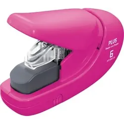 PLUS JAPAN Heftgerät ohne Klammern pink
