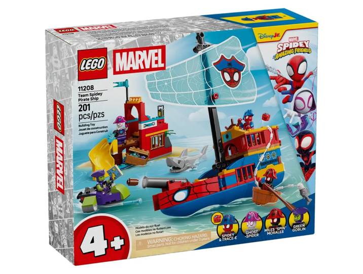 LEGO Marvel Spidey le Bateau pirate de l'Equipe Spidey 11208 LEGO
